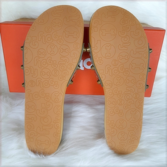 FLOGG Nikita Leopard Print Studded Sandals - Picture 3 of 6